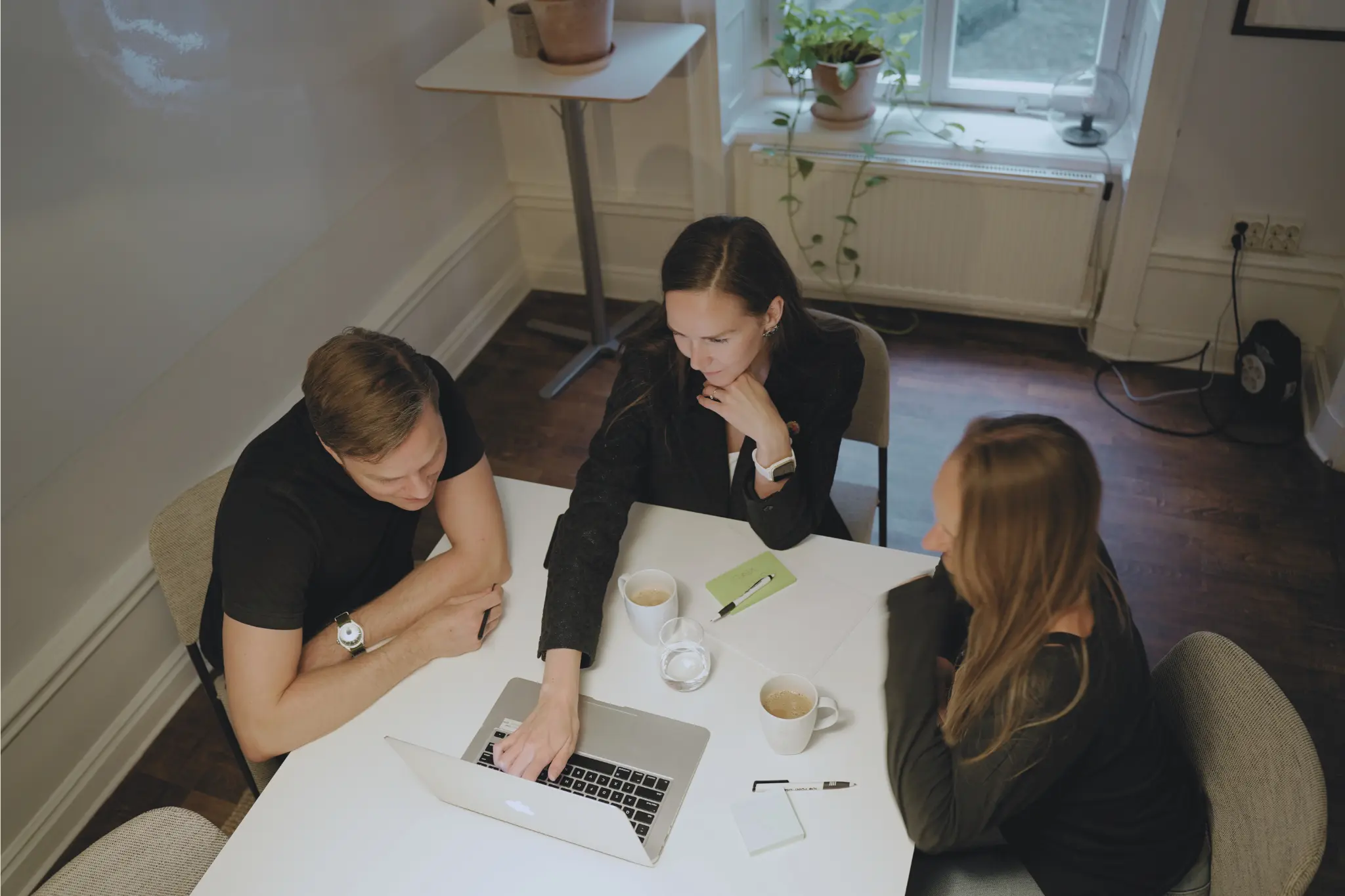 SustainLab team working together