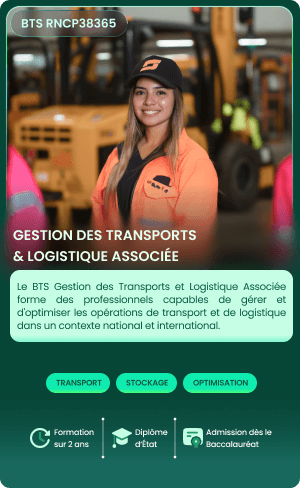 carte GESTION DES TRANSPORTS & LOGISTIQUE ASSOCIÉE