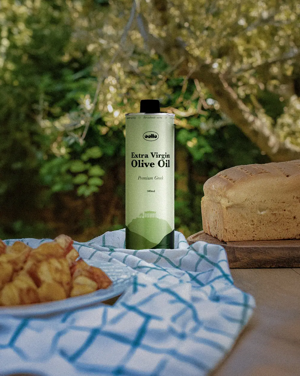 projet oolio m2graph huile d'olive grecque packaging bouteille