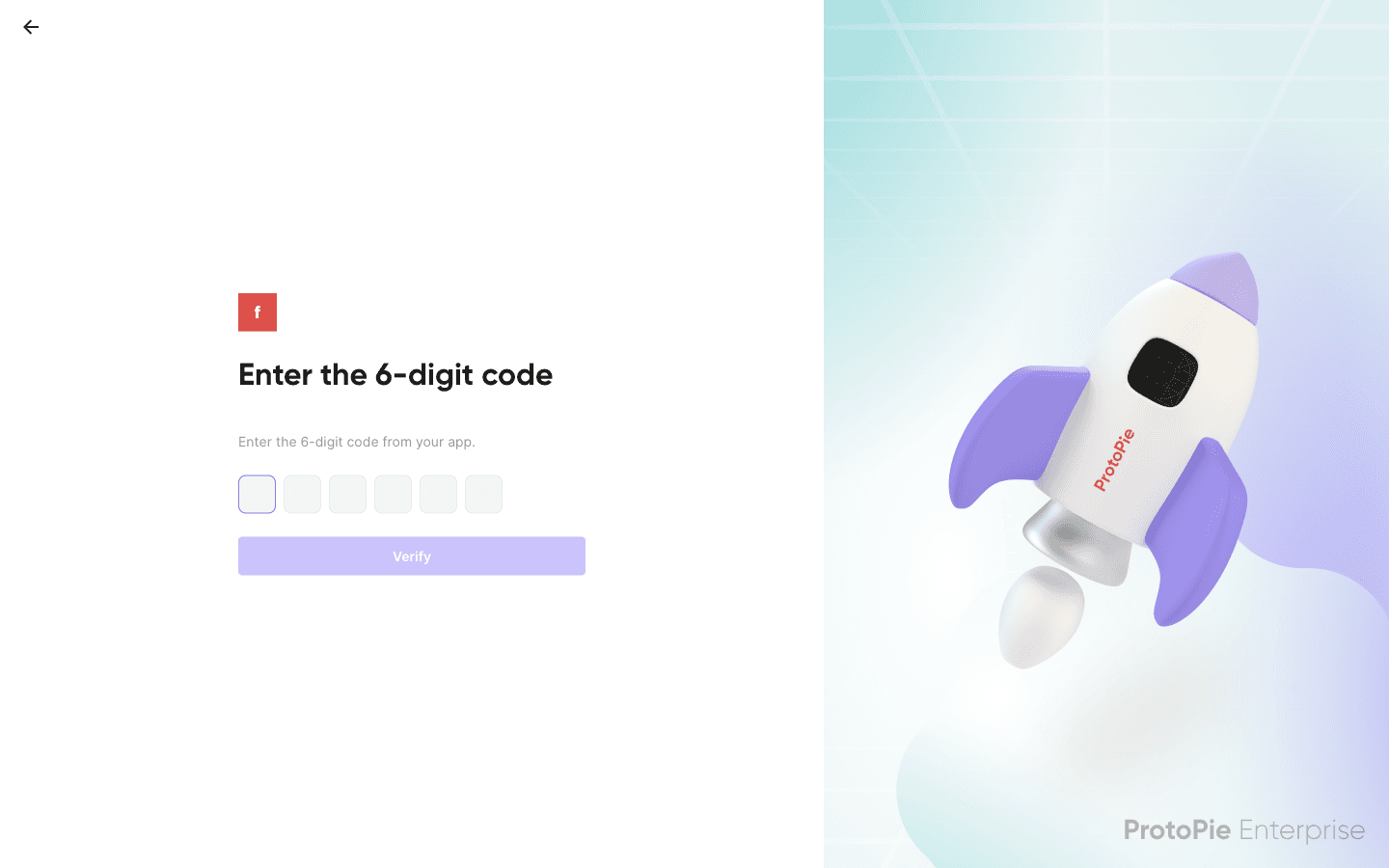 Enter the 6-digit code