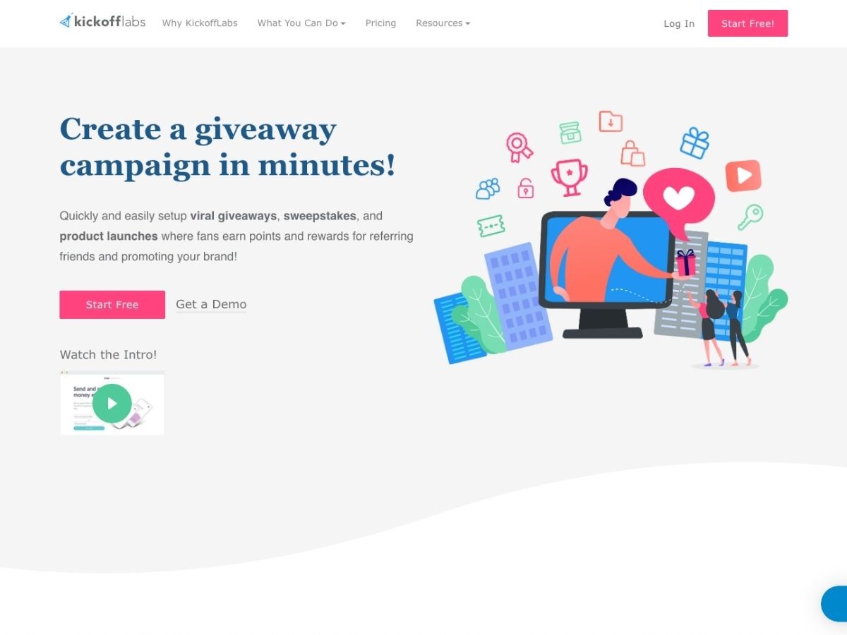 Kickofflabs landing page builder