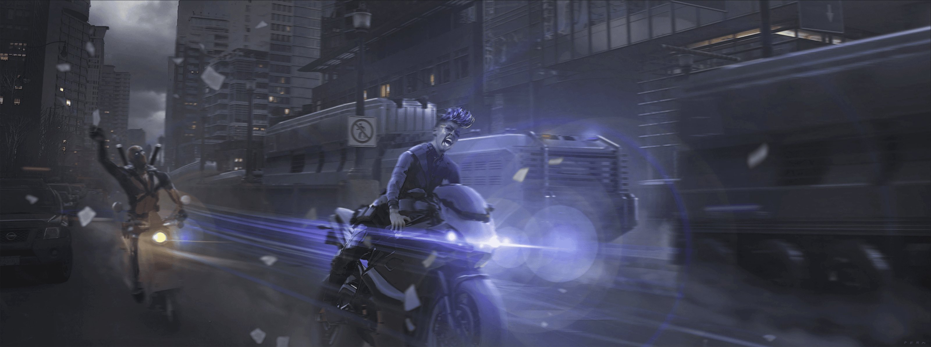 Deadpool 2 concept art – visual development for characters and key sequences