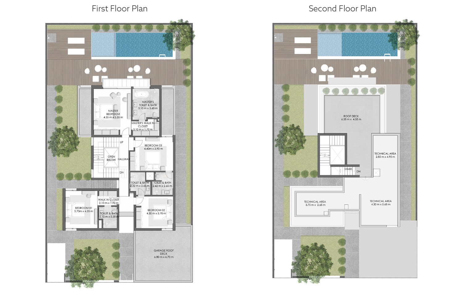 Sunrise Living at Jumeirah Park Type A 5 Bedroom