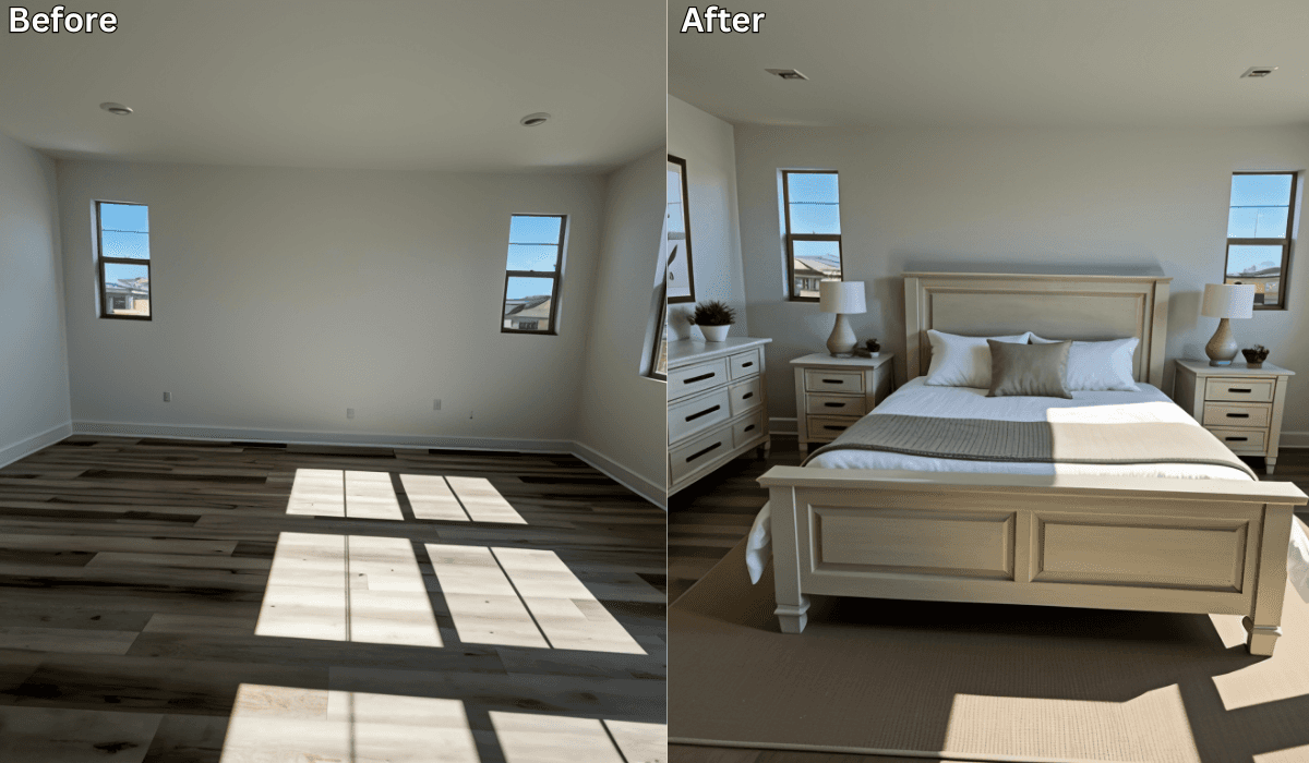 Model-Home Style Bedrooms: How AI Creates Showroom Looks Instantly