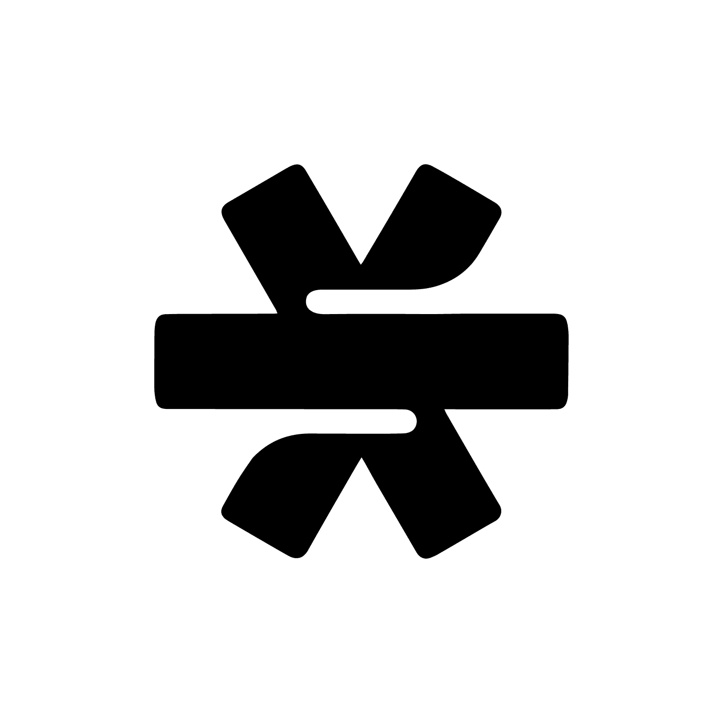 A square with a star located in the middle, creating a simple yet striking design.
