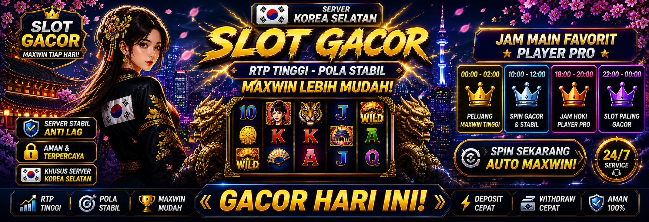 FW66: Rekomendasi Slot Gacor Server Korea Selatan dengan Jam Main Favorit Player Pro