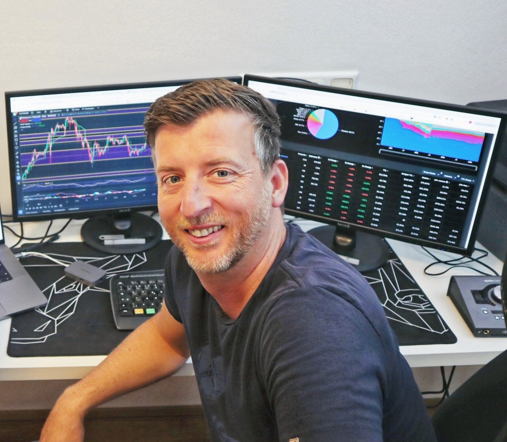 Portrait of portfolio creator – front view