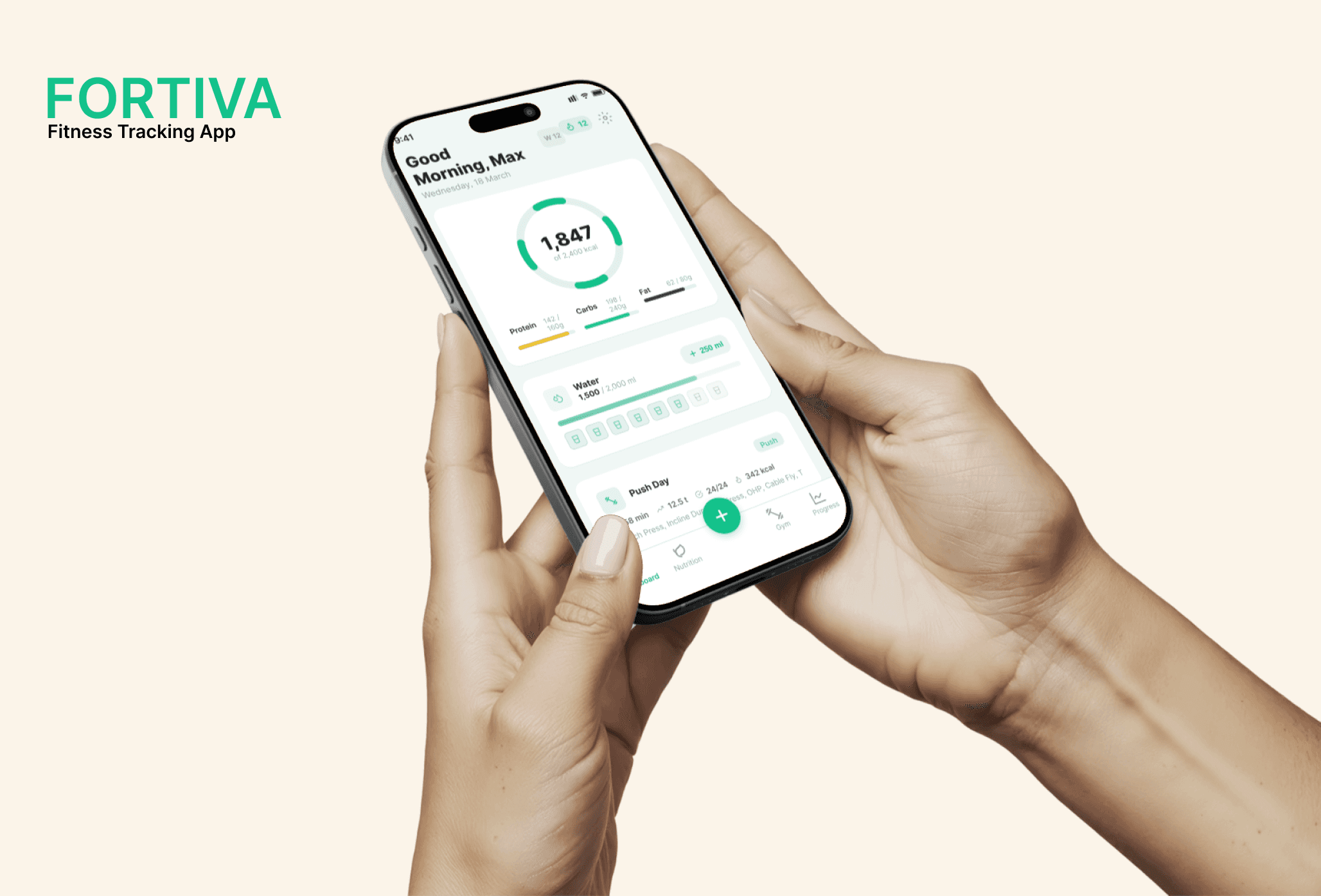 Fortiva Fitness Tracking App