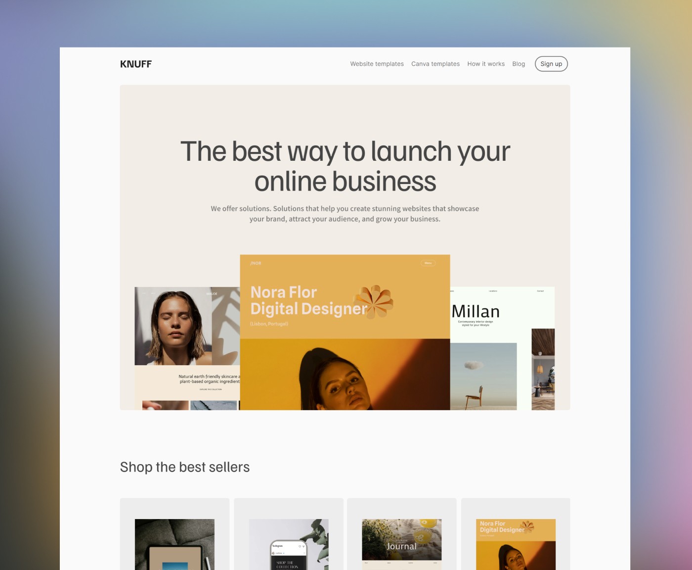 Knuff- ecommerce framer template