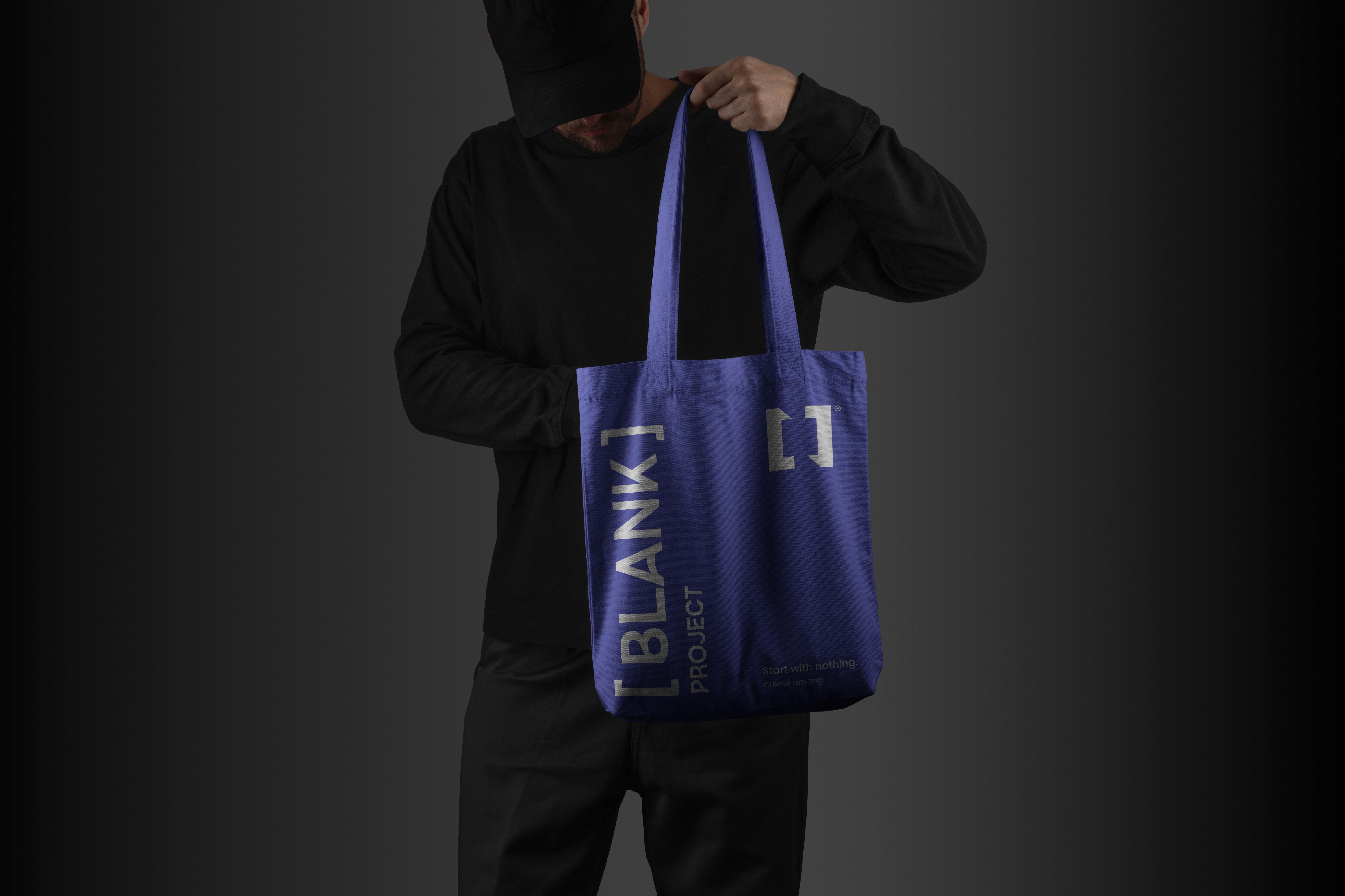 Black and white portrait photo