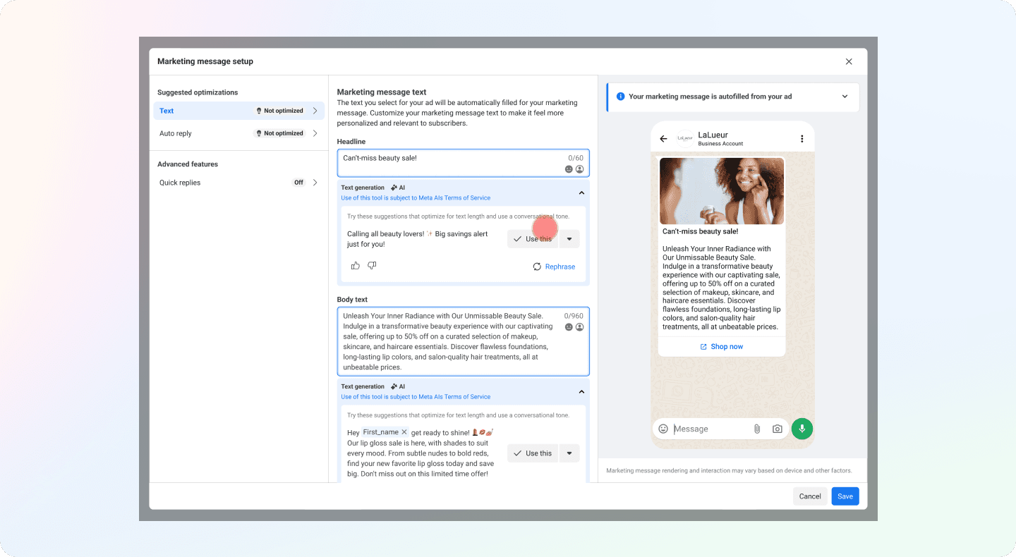 Tablet showing Bloomy UI