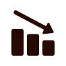 sales down icon
