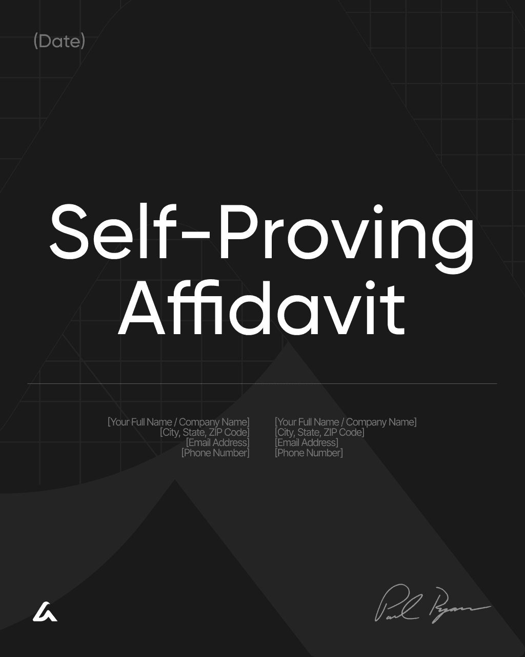 Self-Proving Affidavit