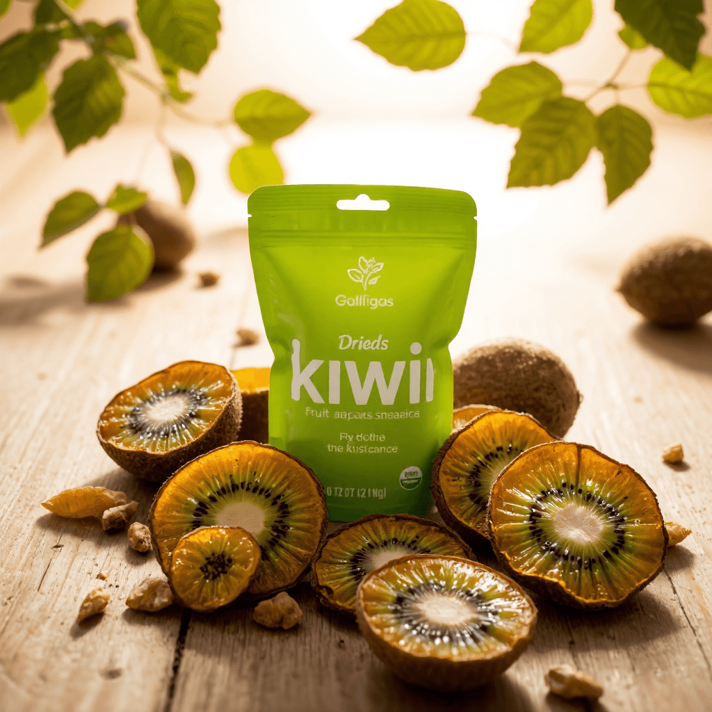product photography of dried fruit snack