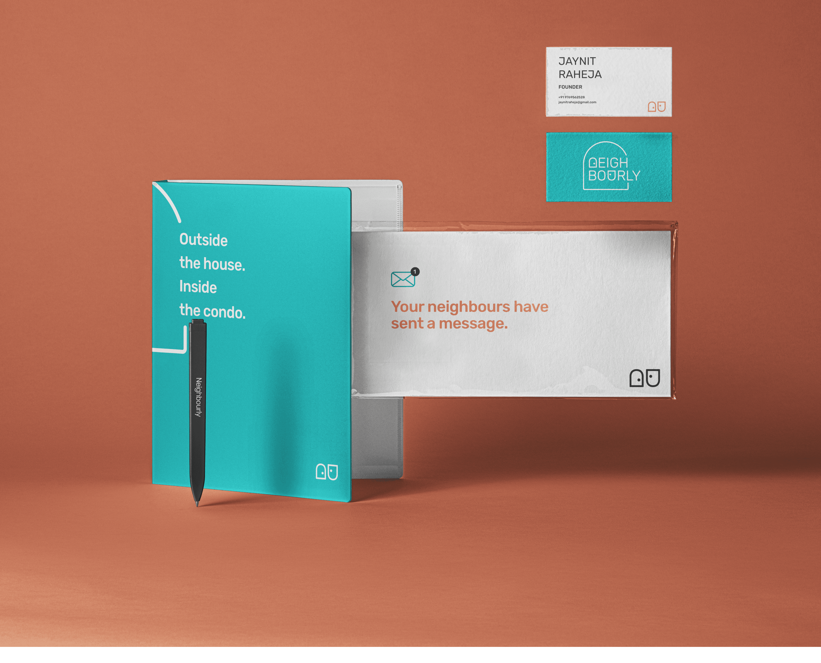 Print Design for Neighbourly, Real Estate, Event