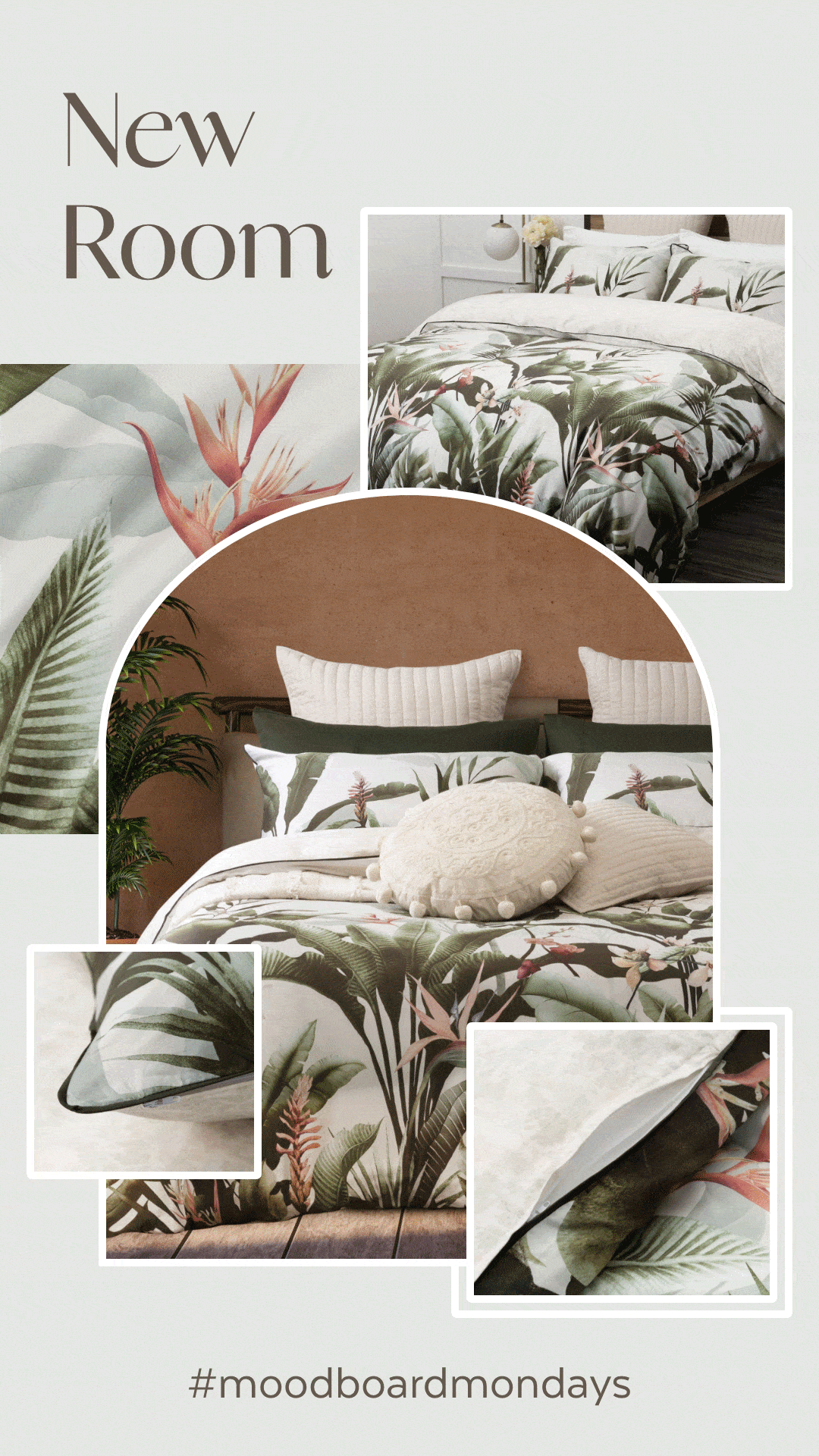 Pinterest moodboard post for QE Home featuring CerritosCollection