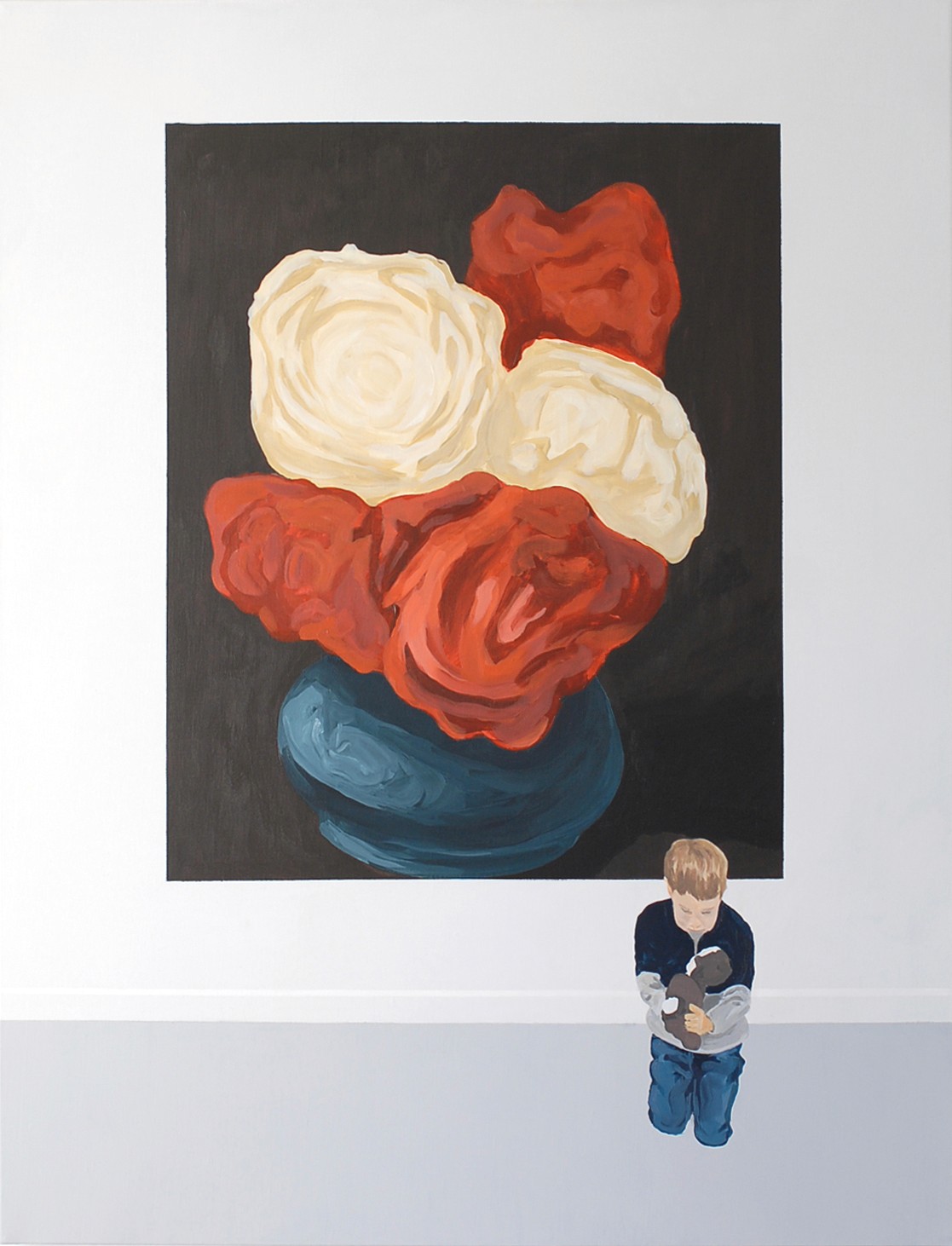 les musées, Basile, Acrylique sur toile, 116 x 89 cm, 2021