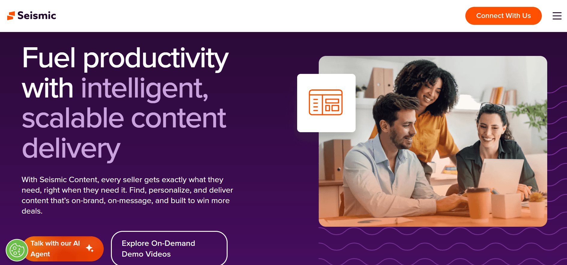 seismic content - AI Assisted Sales