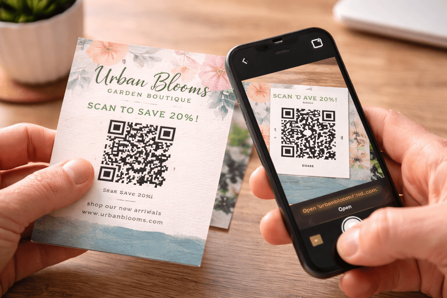 Print can drive traffic to your website and track it with QR codes!