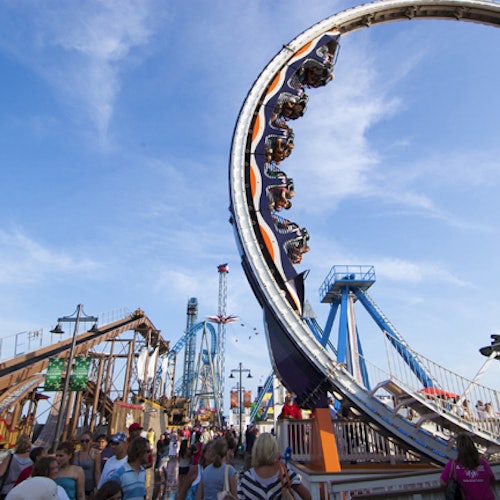 加尔维斯顿岛历史悠久的欢乐码头：加尔维斯顿全天游乐通票
