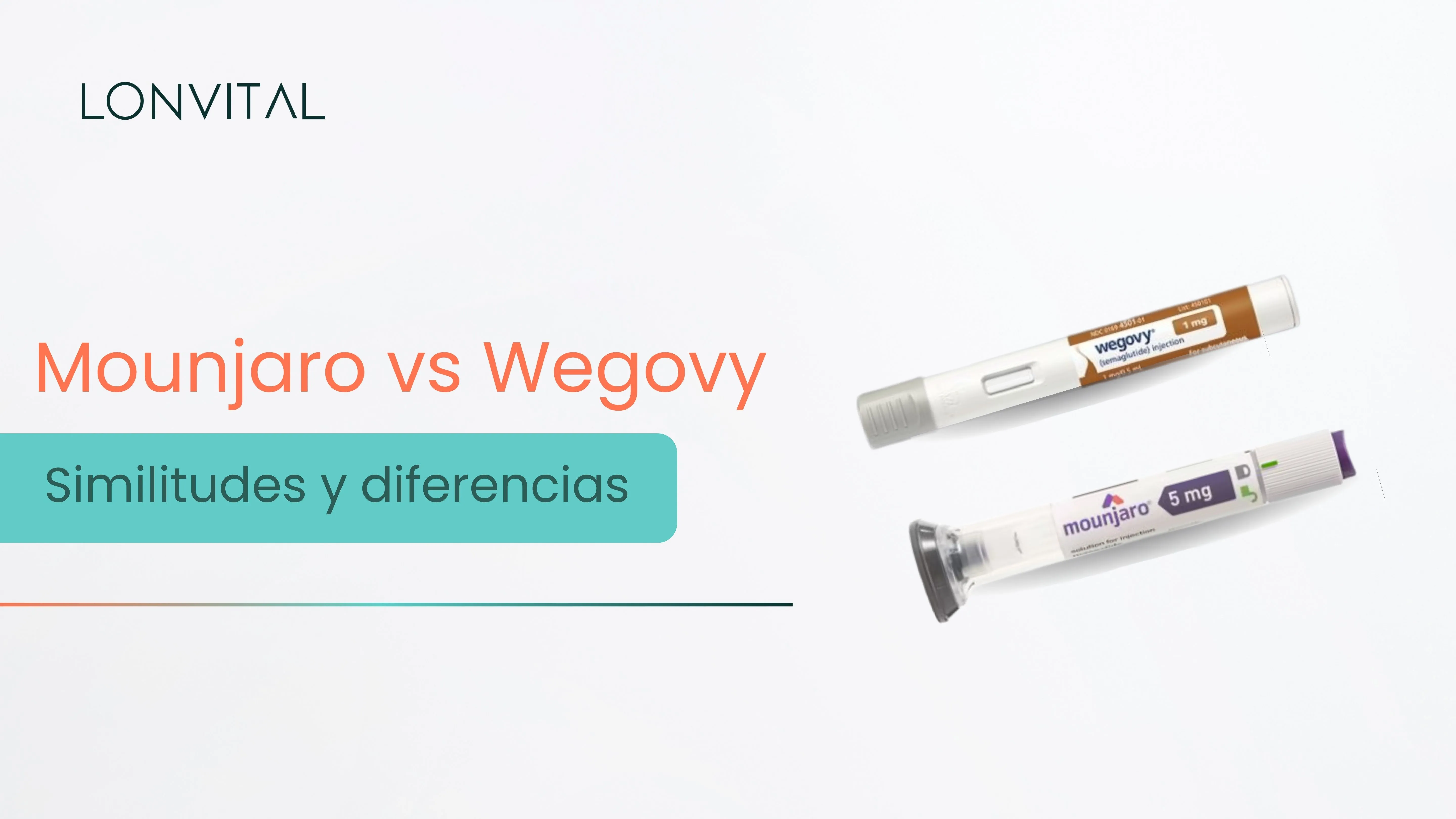 Mounjaro vs Wegovy | Similitudes y diferencias