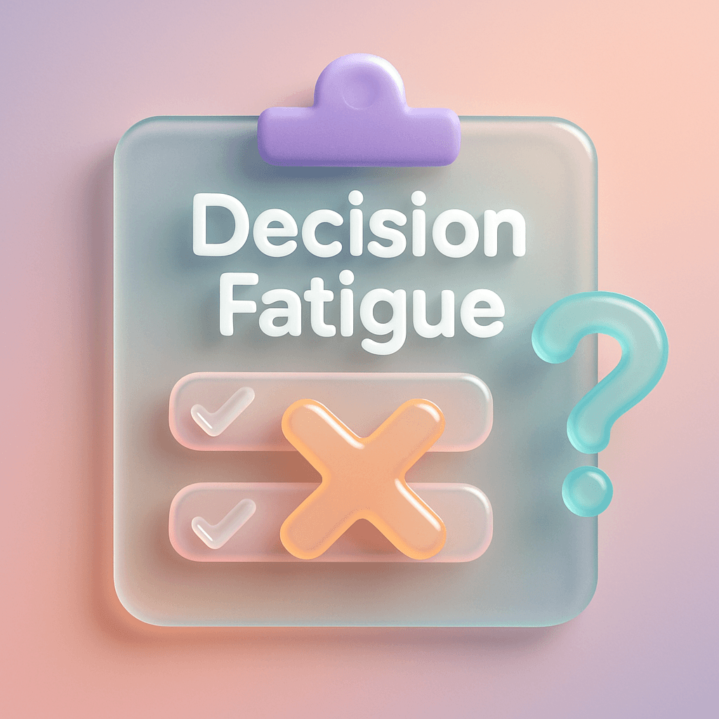 Decision Fatigue in UX