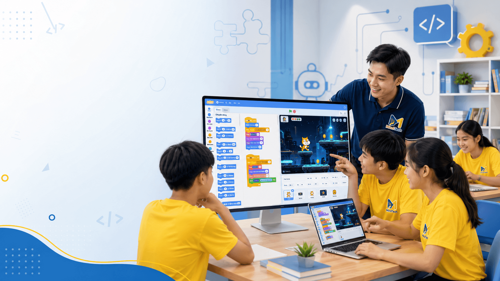 Minh họa khóa học công nghệ