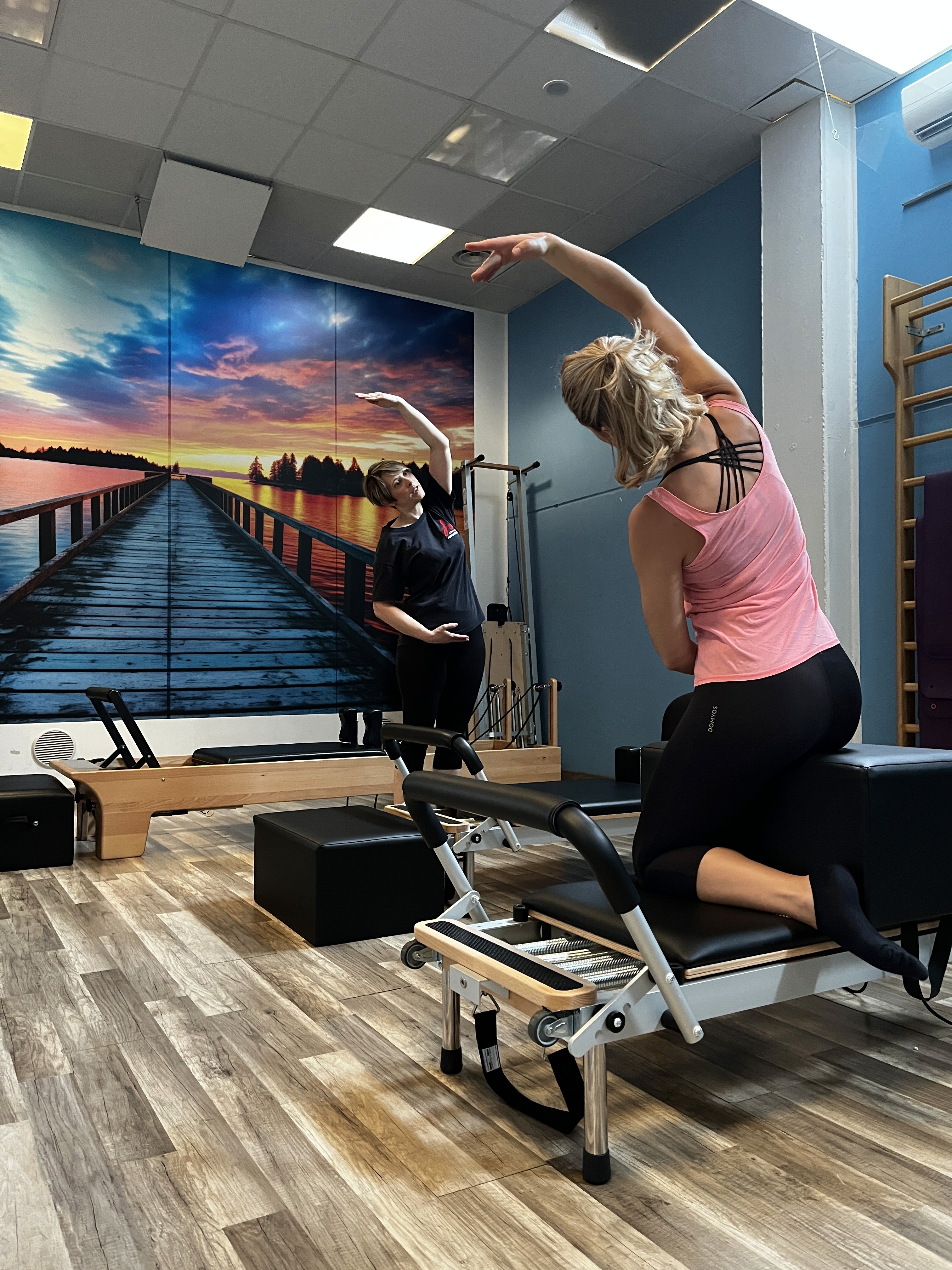 a dog lying on the floor