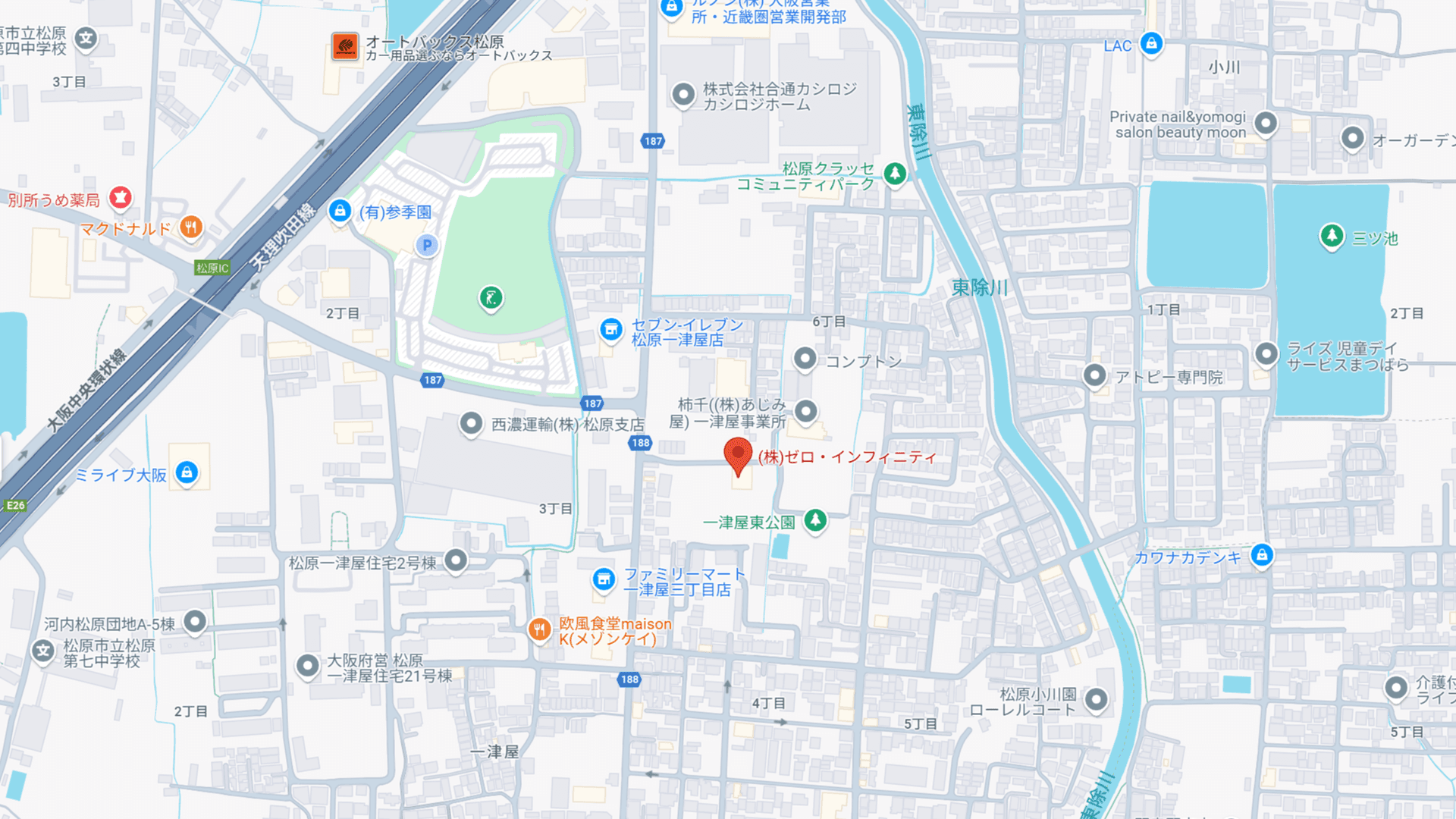 株式会社ゼロ・インフィニティの所在地