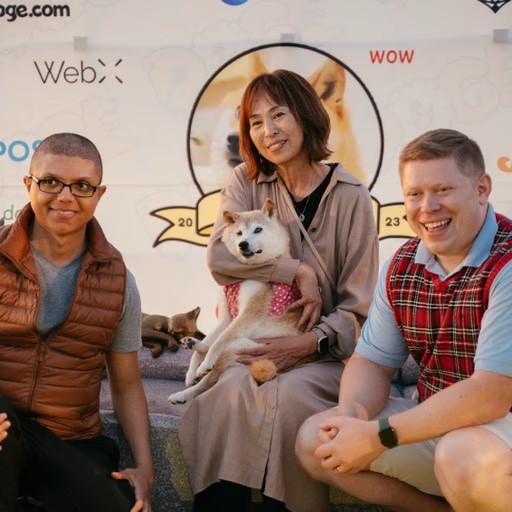 Doge Kabosu and Atsuko Sato with Bad Luck Brian and Tay Zonday