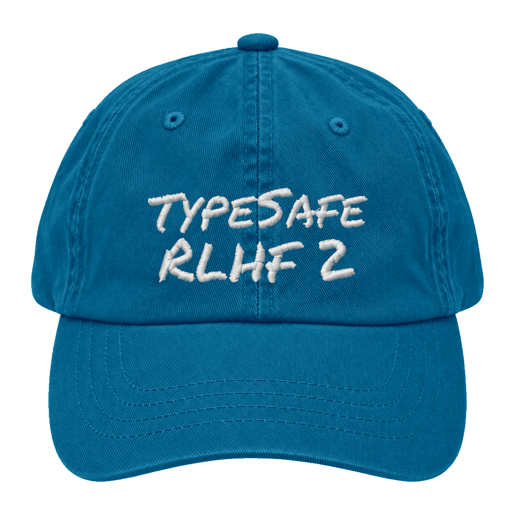 Blue TypeSafe RLHF 2 hat