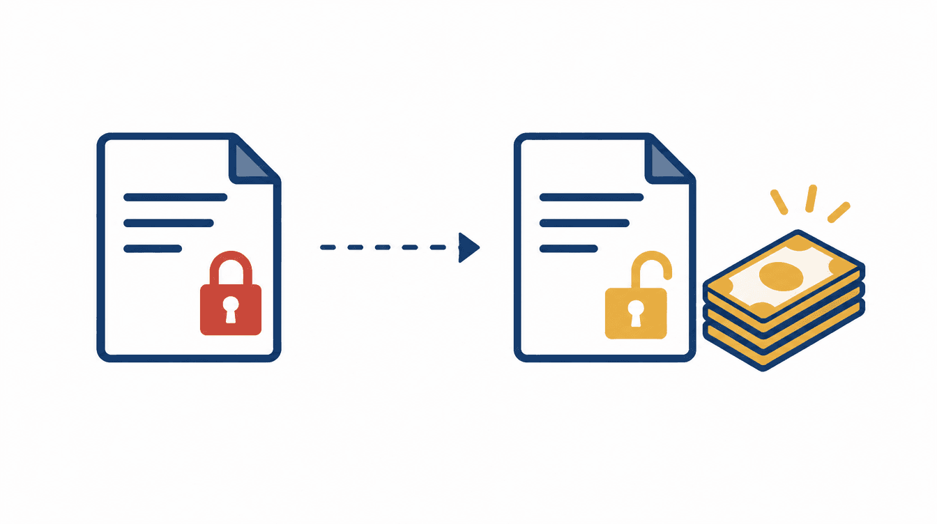 2 step infographic of the transferable tax credits process