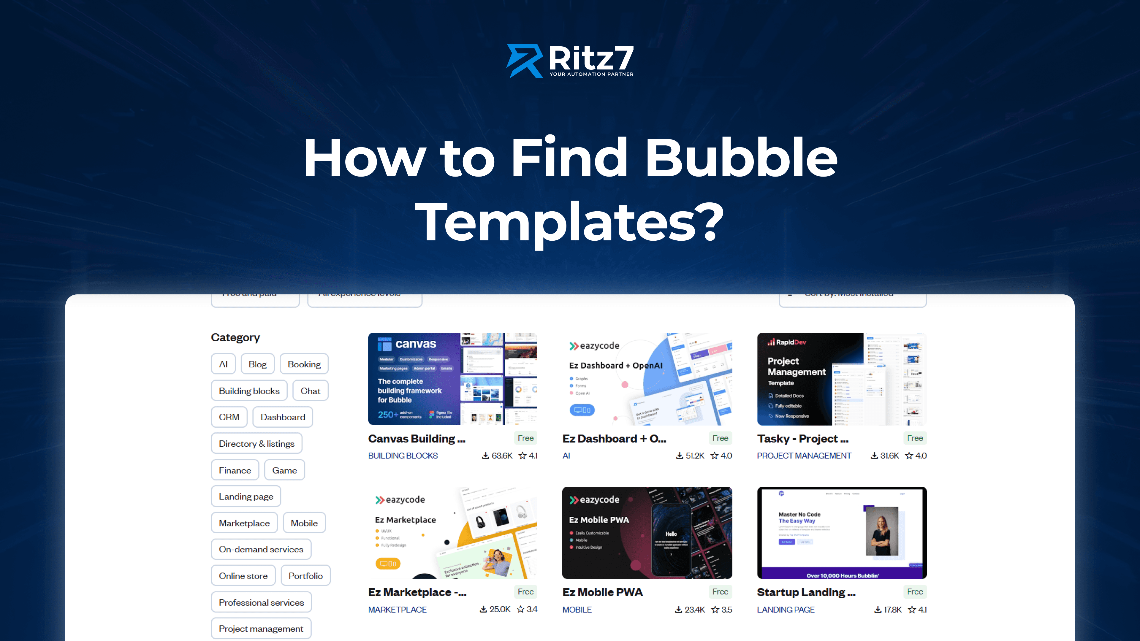 How to Find Bubble Templates?