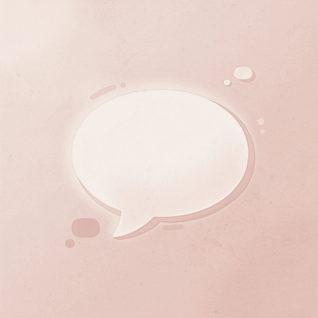 Speech bubble icon representing Arabic as a communication language