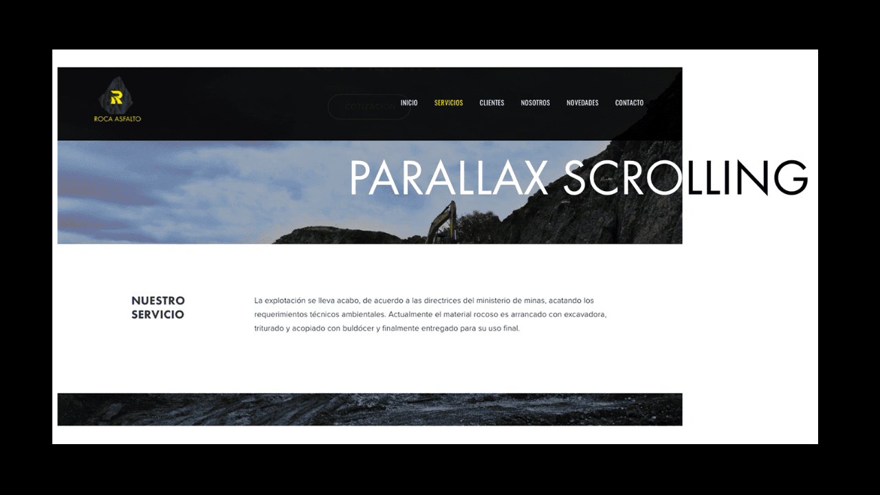 Mockup website
