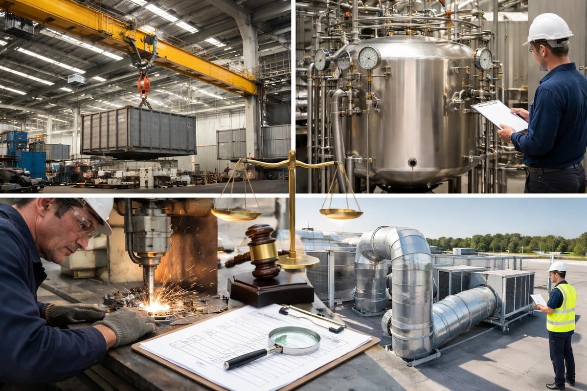 Equipment inspection categories