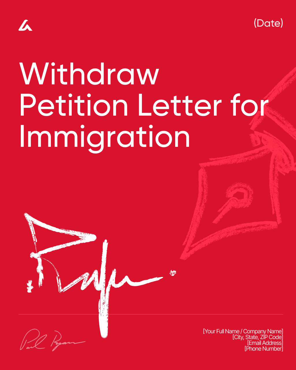 Withdraw Petition Letter for Immigration