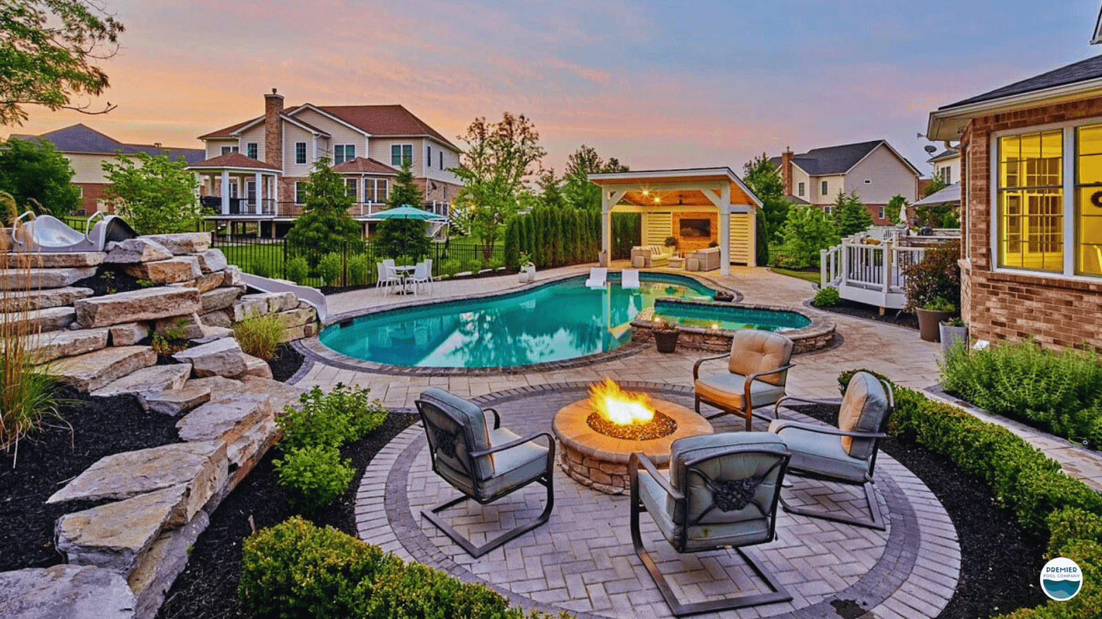 Affordable inground pool design for family backyard entertainment