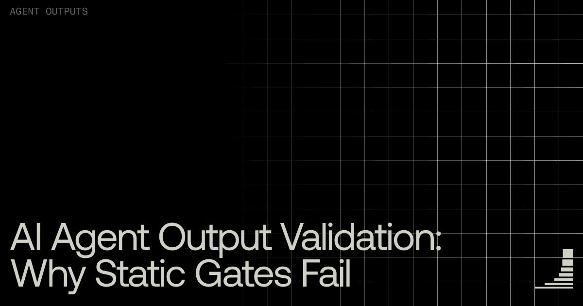 Waxell blog cover: AI agent output validation in production