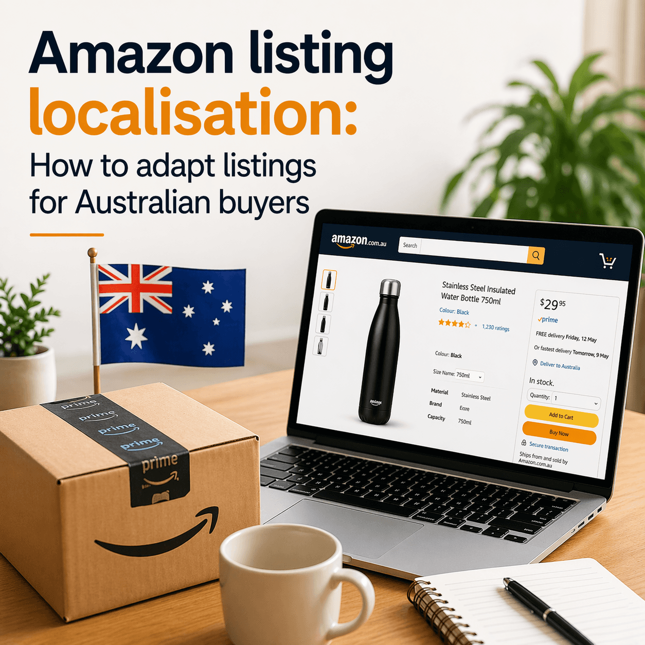 Amazon listing localisation Australia setup