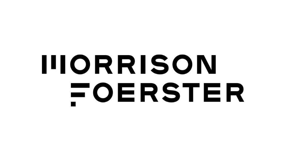 Morrison Foerster black logo stacked