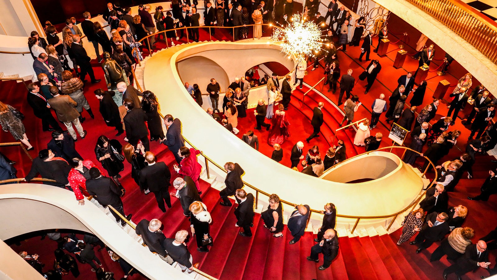 Grand Staircase Inside The Metropolitan Opera