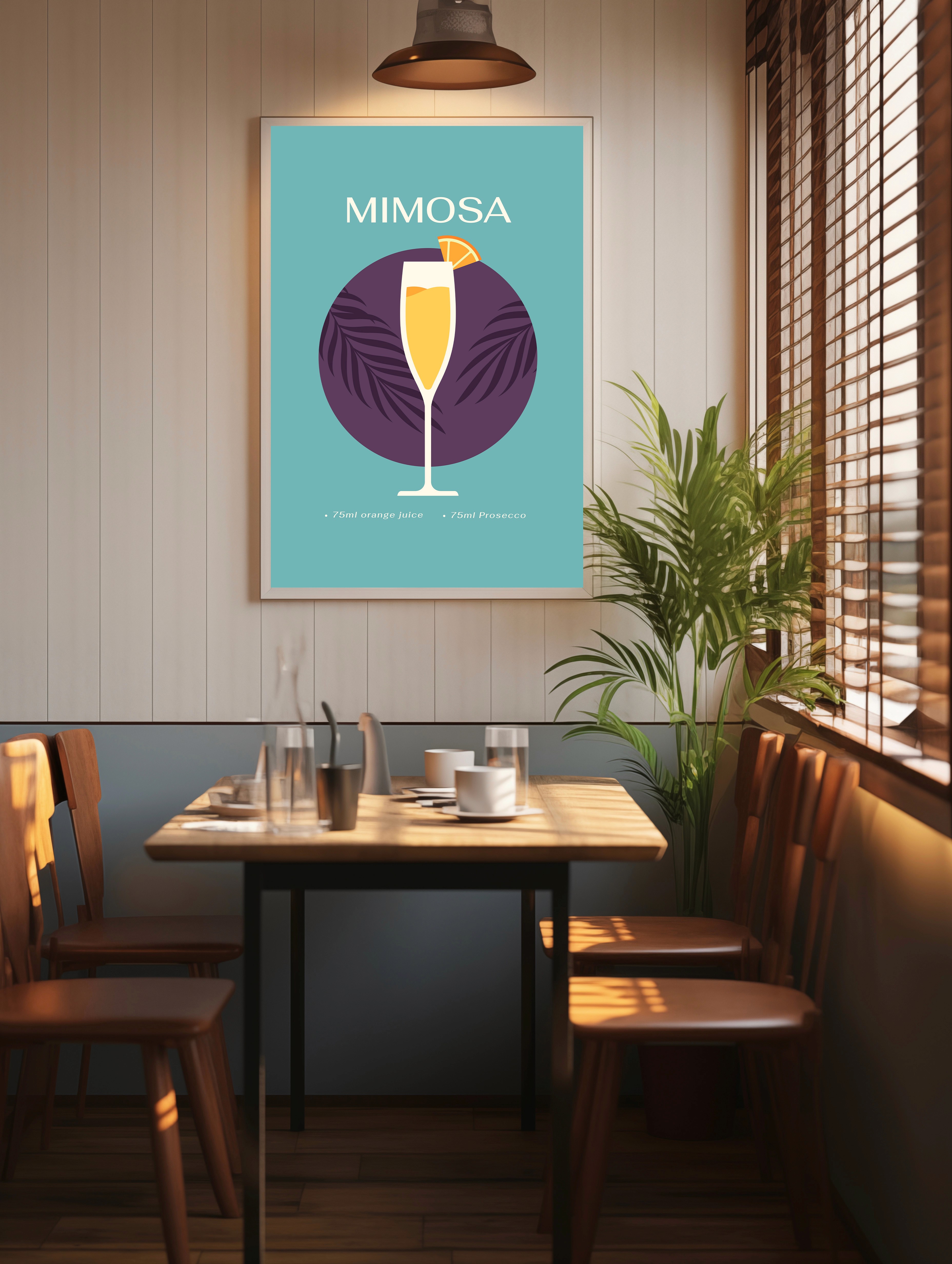 Folk Fable AI product mockup in living room