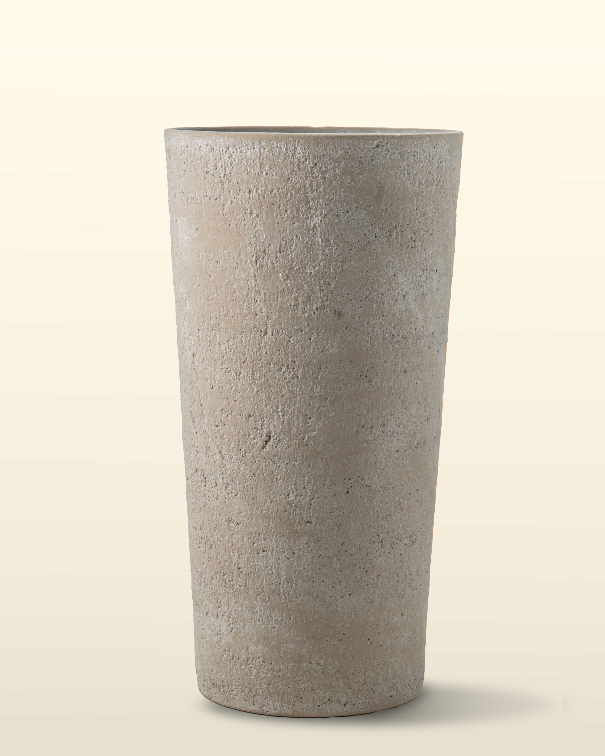 حوض فايبر كلاي بيج — 37×37×70 سم — البيت الأخضر