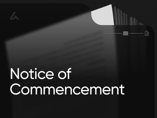 Notice of Commencement
