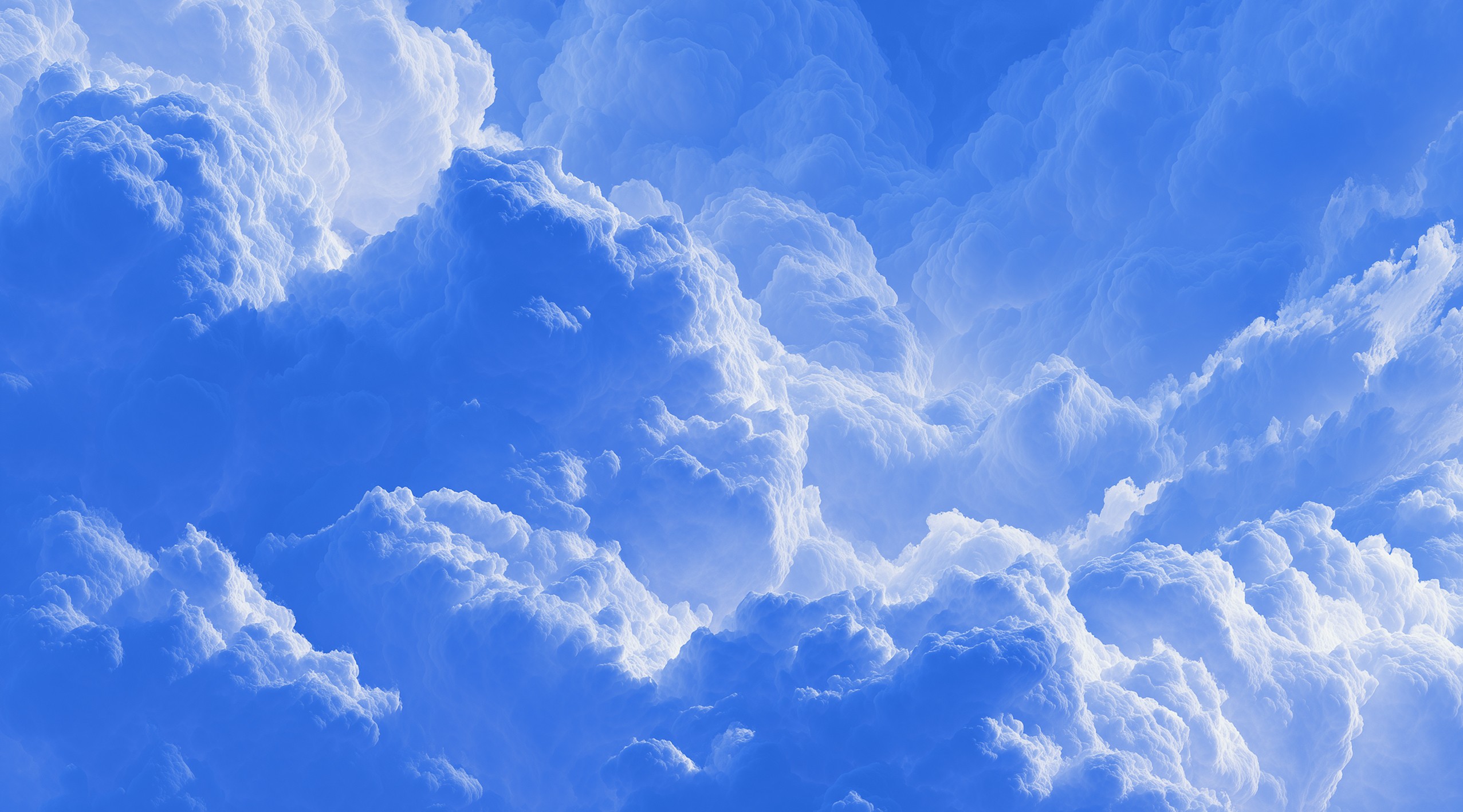 blue sky with clouds