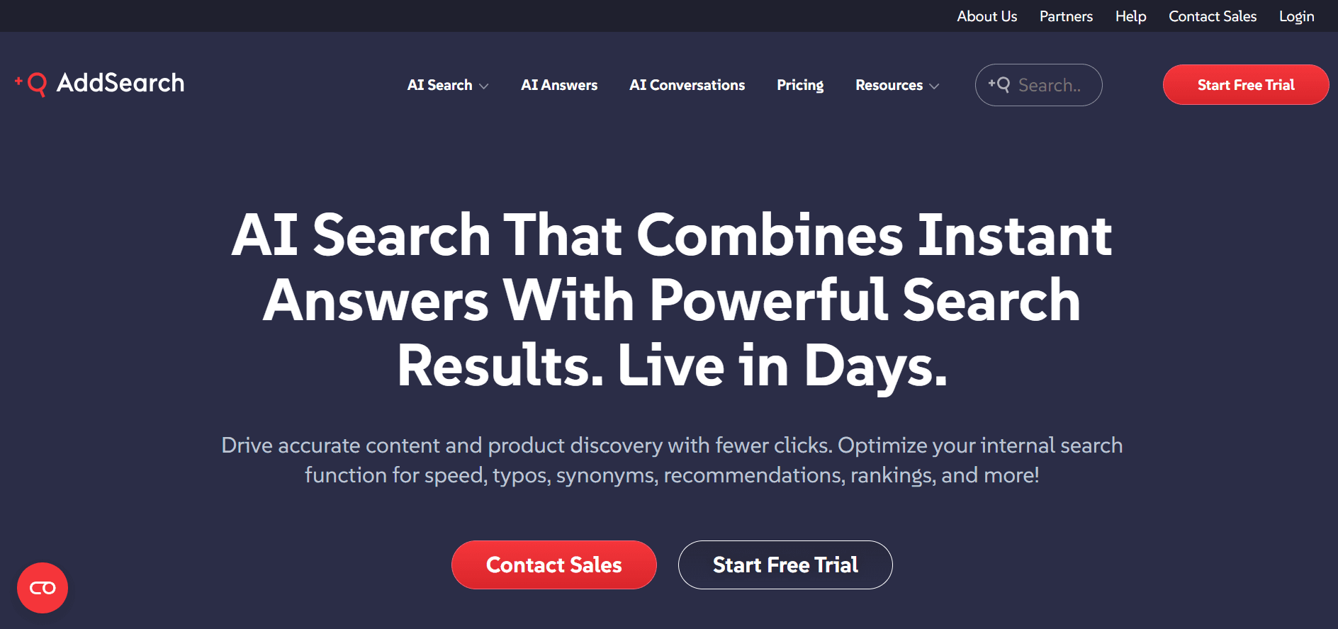 addsearch - Coveo Alternatives