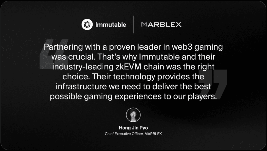 Quote from Hong Jin Pyo, CEO, Marblex