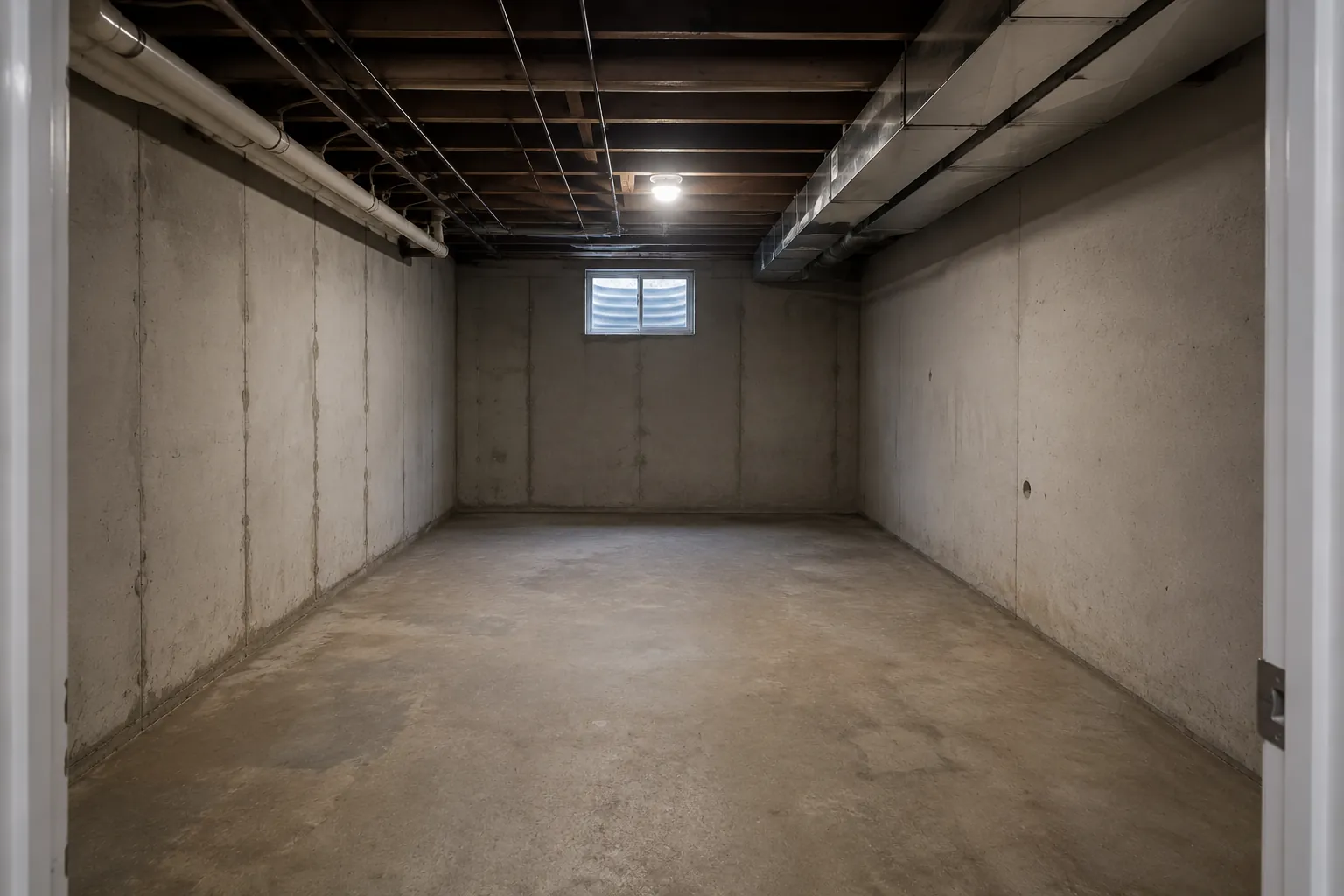 Unfinished basement