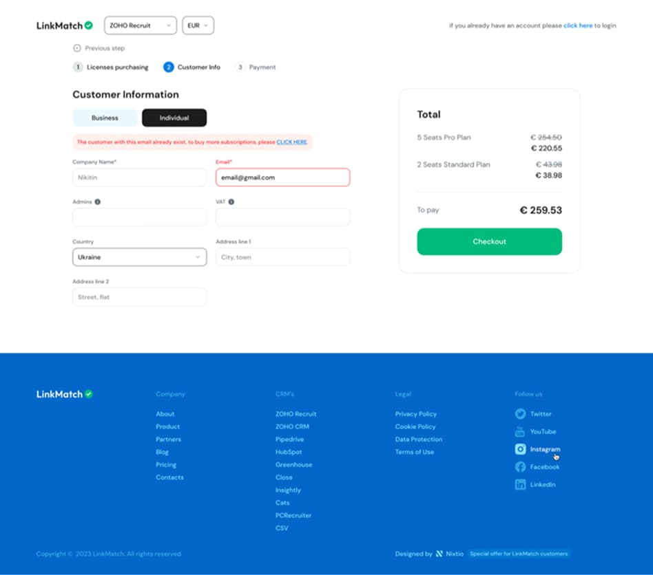 Internal recruitment methods article page featuring overview, examples, and FAQ on LinkMatch blog